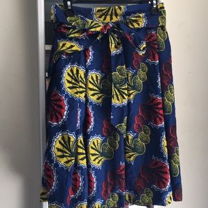 African Pleated Skirt